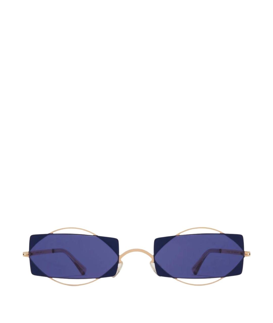 MYKITA Синие металлические солнцезащитные очки, фото 1