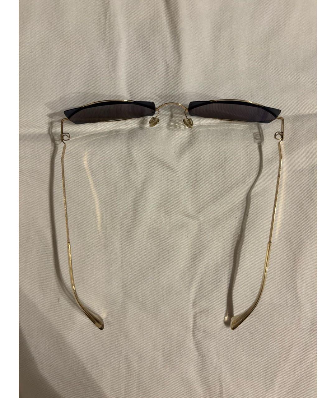 MYKITA Синие металлические солнцезащитные очки, фото 4