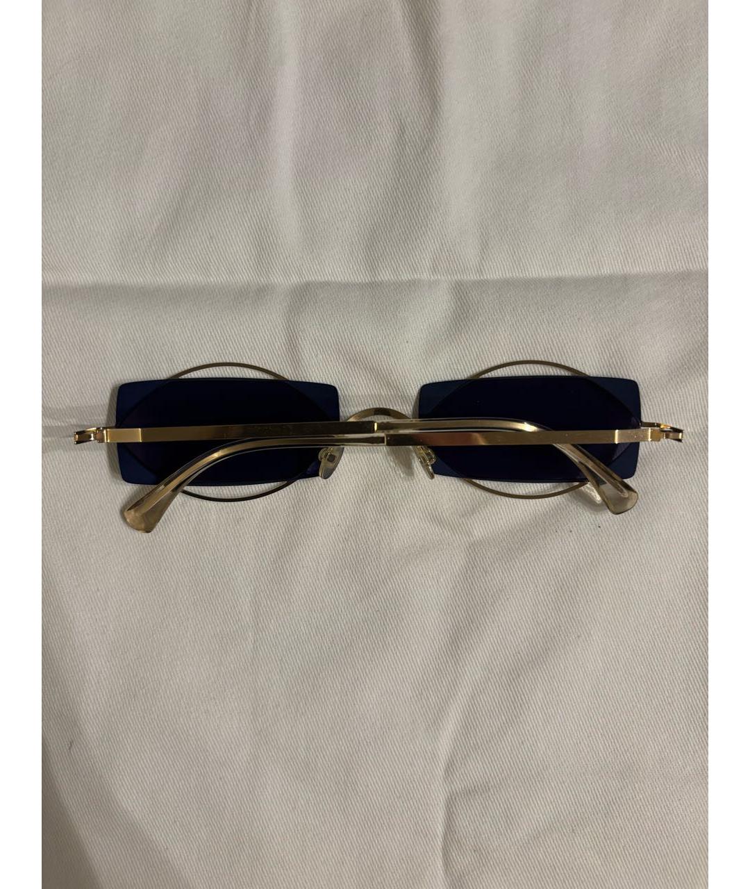 MYKITA Синие металлические солнцезащитные очки, фото 3