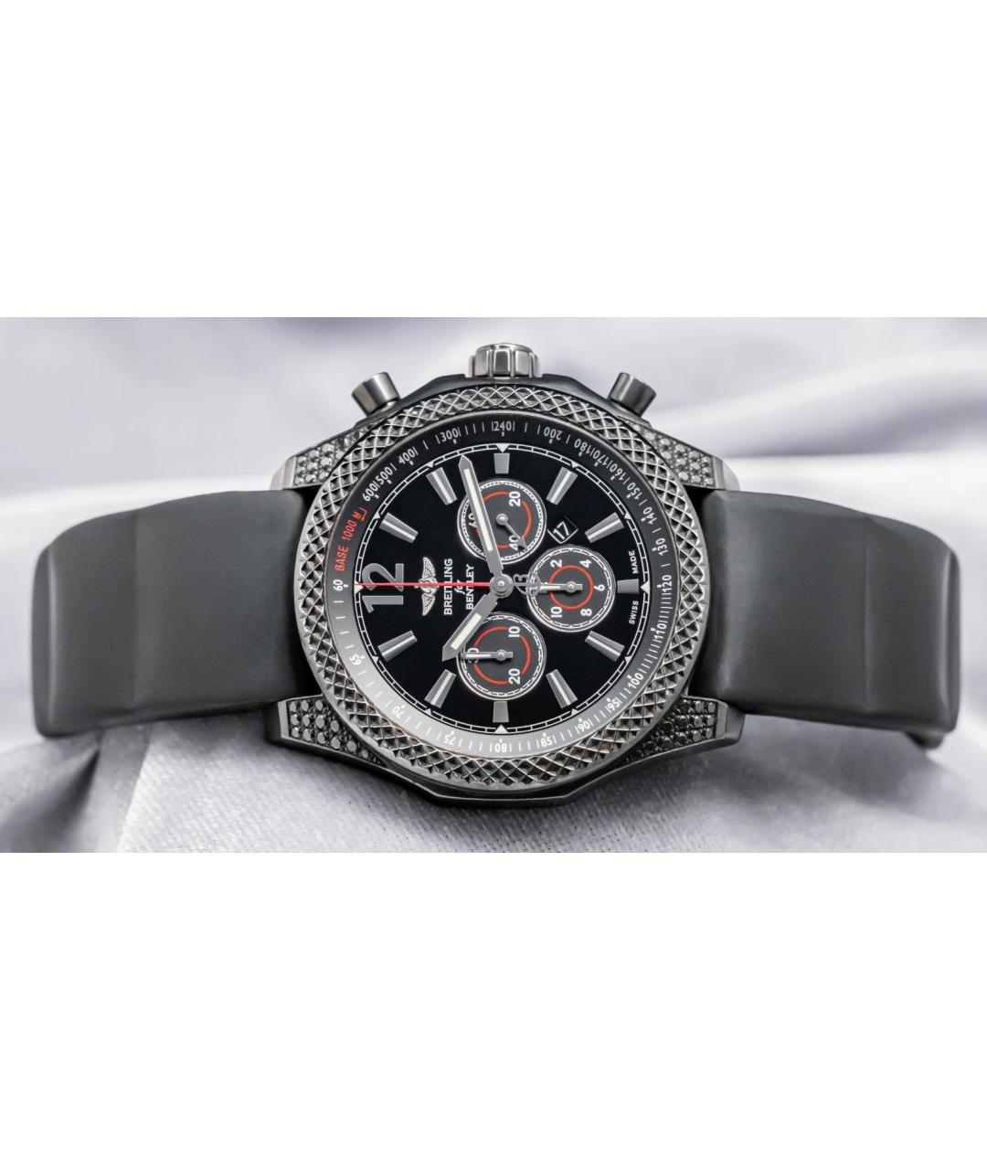 BREITLING Черные металлические часы, фото 3