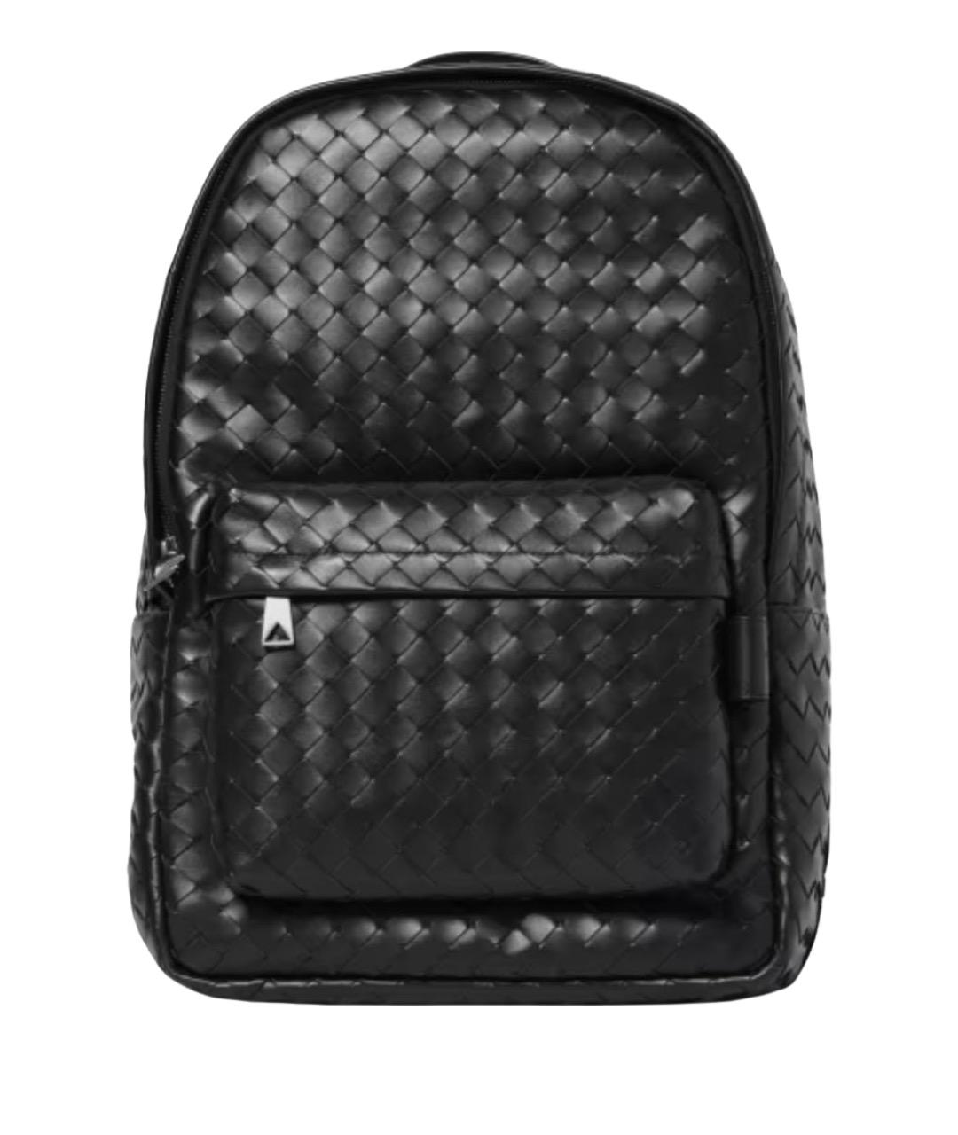 BOTTEGA VENETA Черный кожаный рюкзак, фото 5