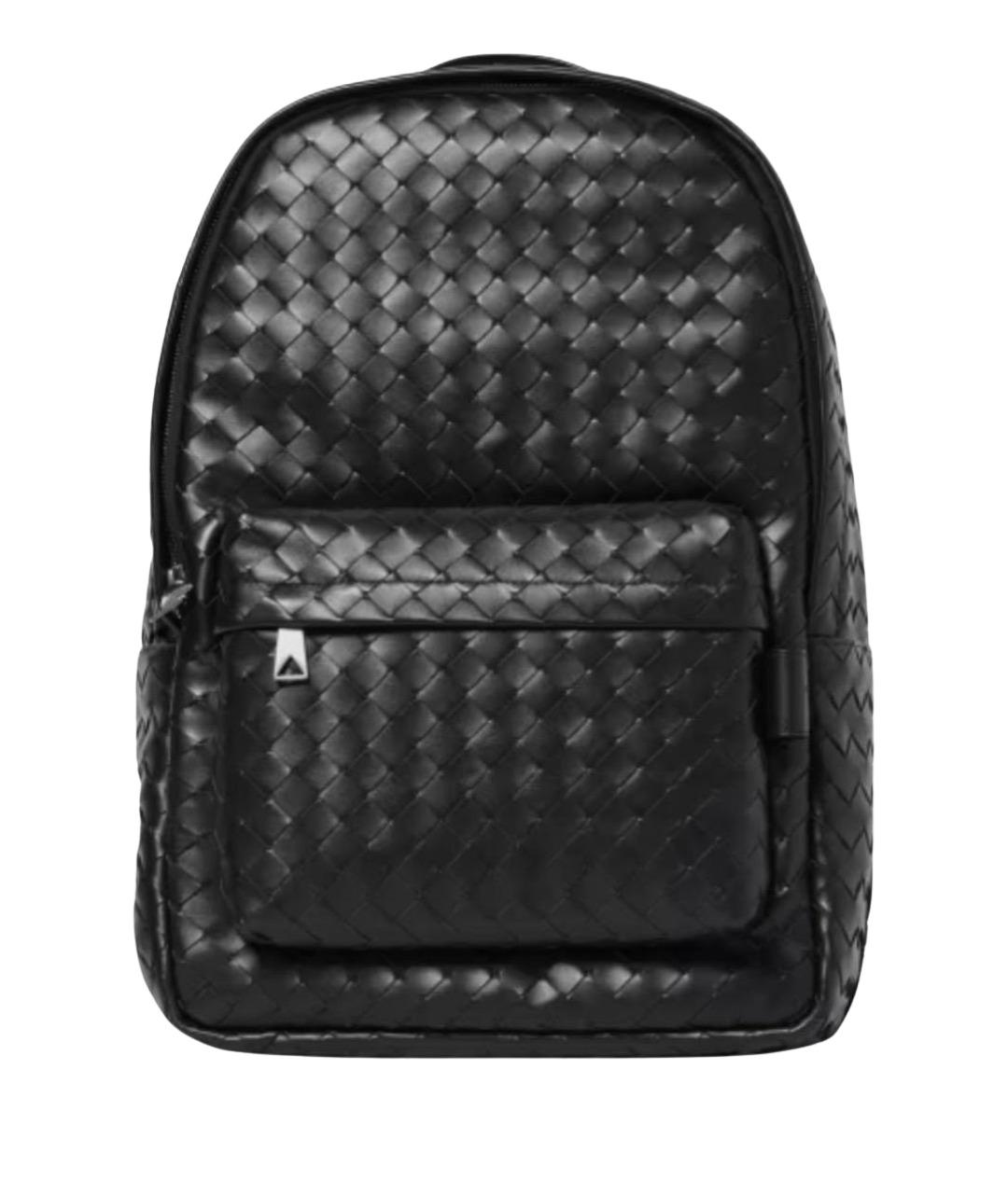 BOTTEGA VENETA Черный кожаный рюкзак, фото 1