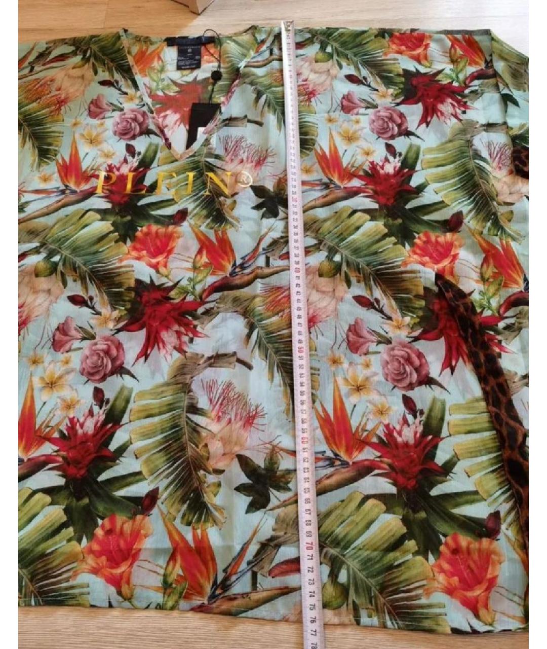 PHILIPP PLEIN Мульти полиэстеровая туника, фото 7