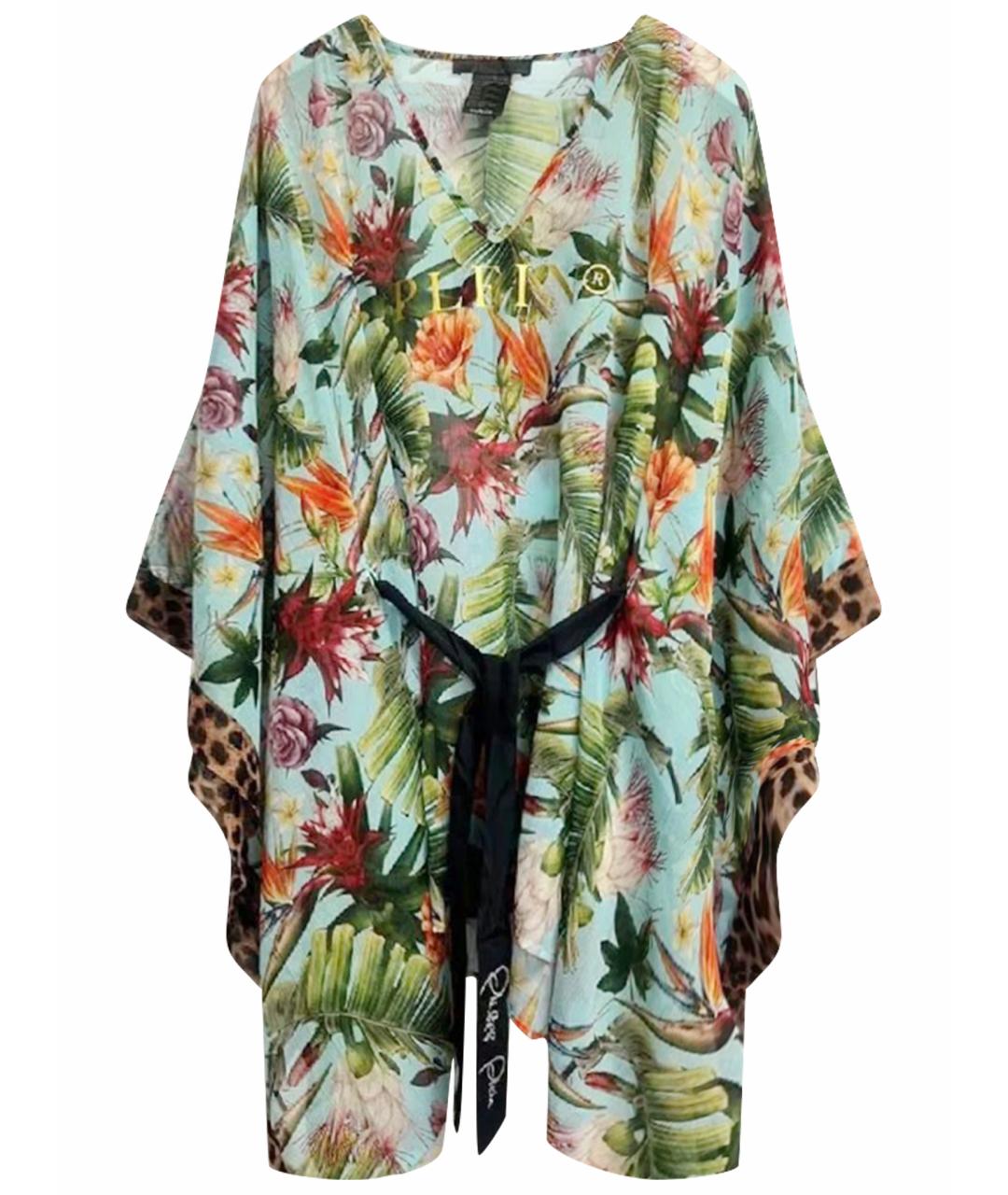 PHILIPP PLEIN Мульти полиэстеровая туника, фото 1