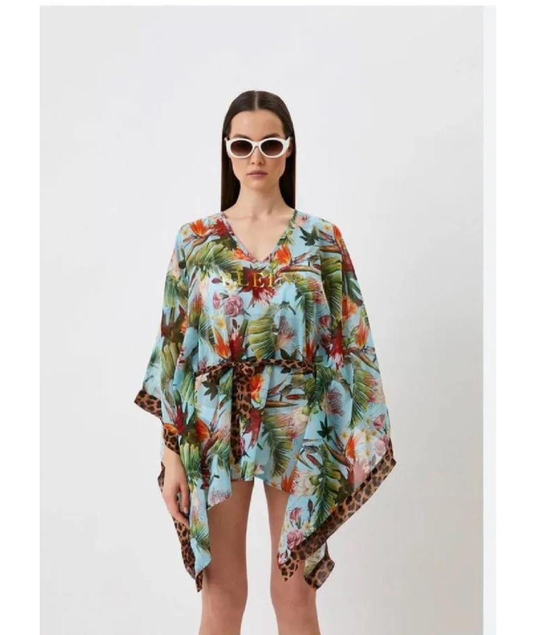 PHILIPP PLEIN Мульти полиэстеровая туника, фото 5