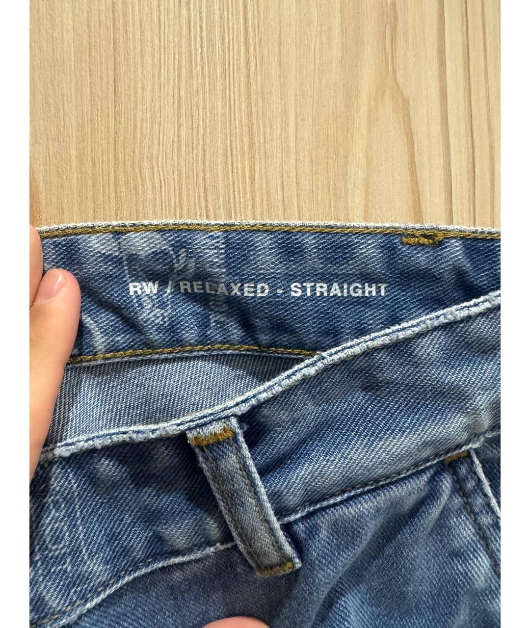 CARHARTT Голубые хлопковые прямые джинсы, фото 4