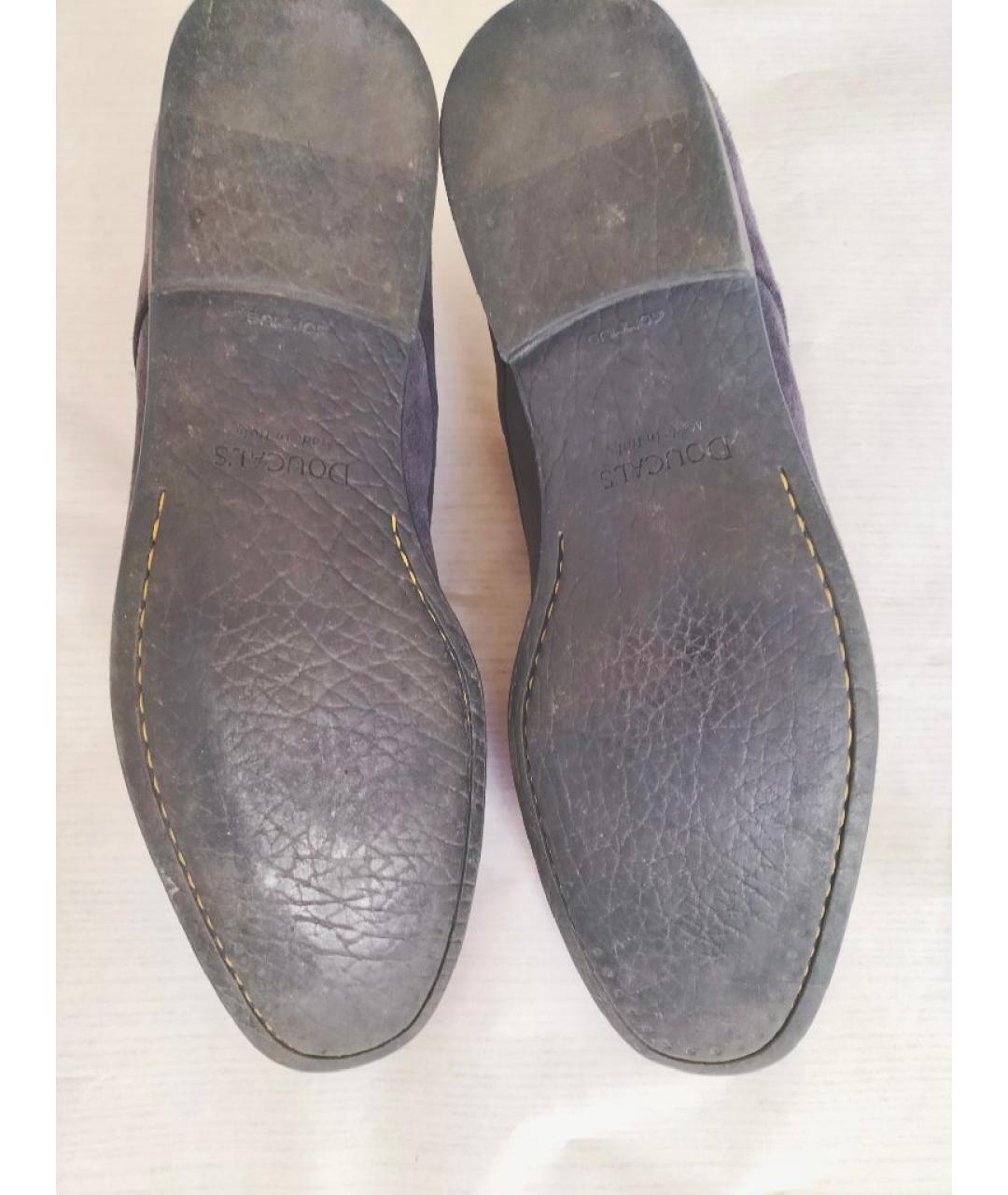 DOUCAL'S Темно-синие замшевые туфли, фото 7