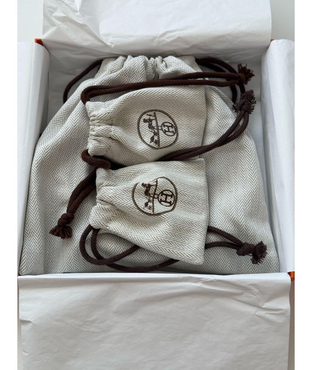 HERMES Черный кожаный ремень, фото 8