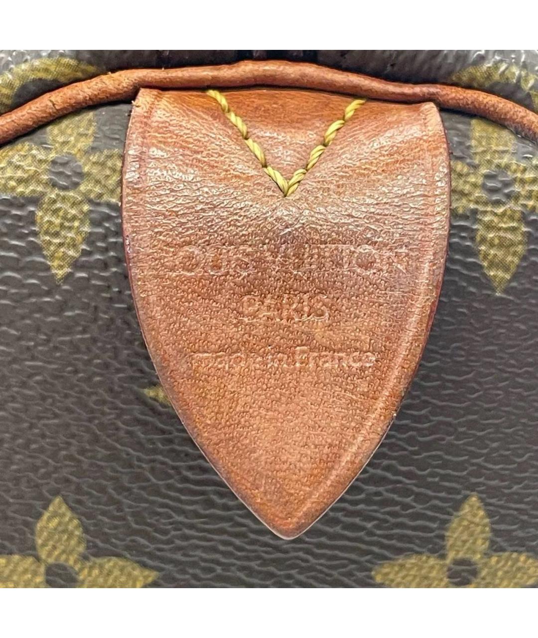 LOUIS VUITTON Коричневая сумка с короткими ручками, фото 6