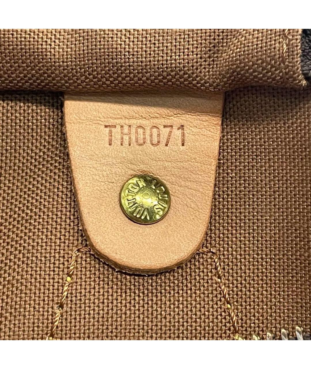 LOUIS VUITTON Коричневая сумка с короткими ручками, фото 5
