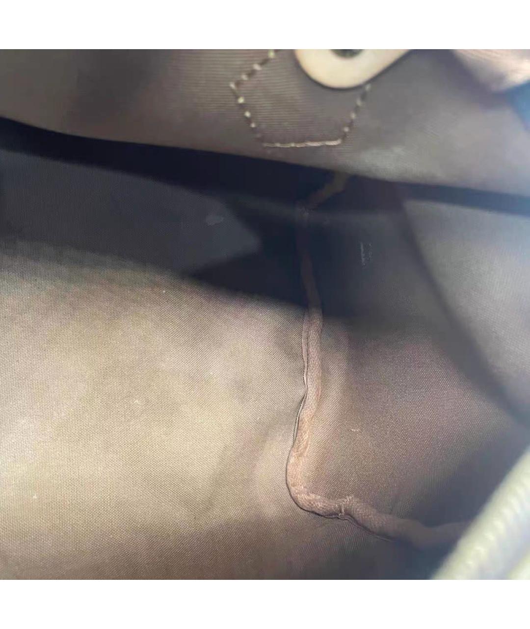 LOUIS VUITTON Коричневая сумка с короткими ручками, фото 4