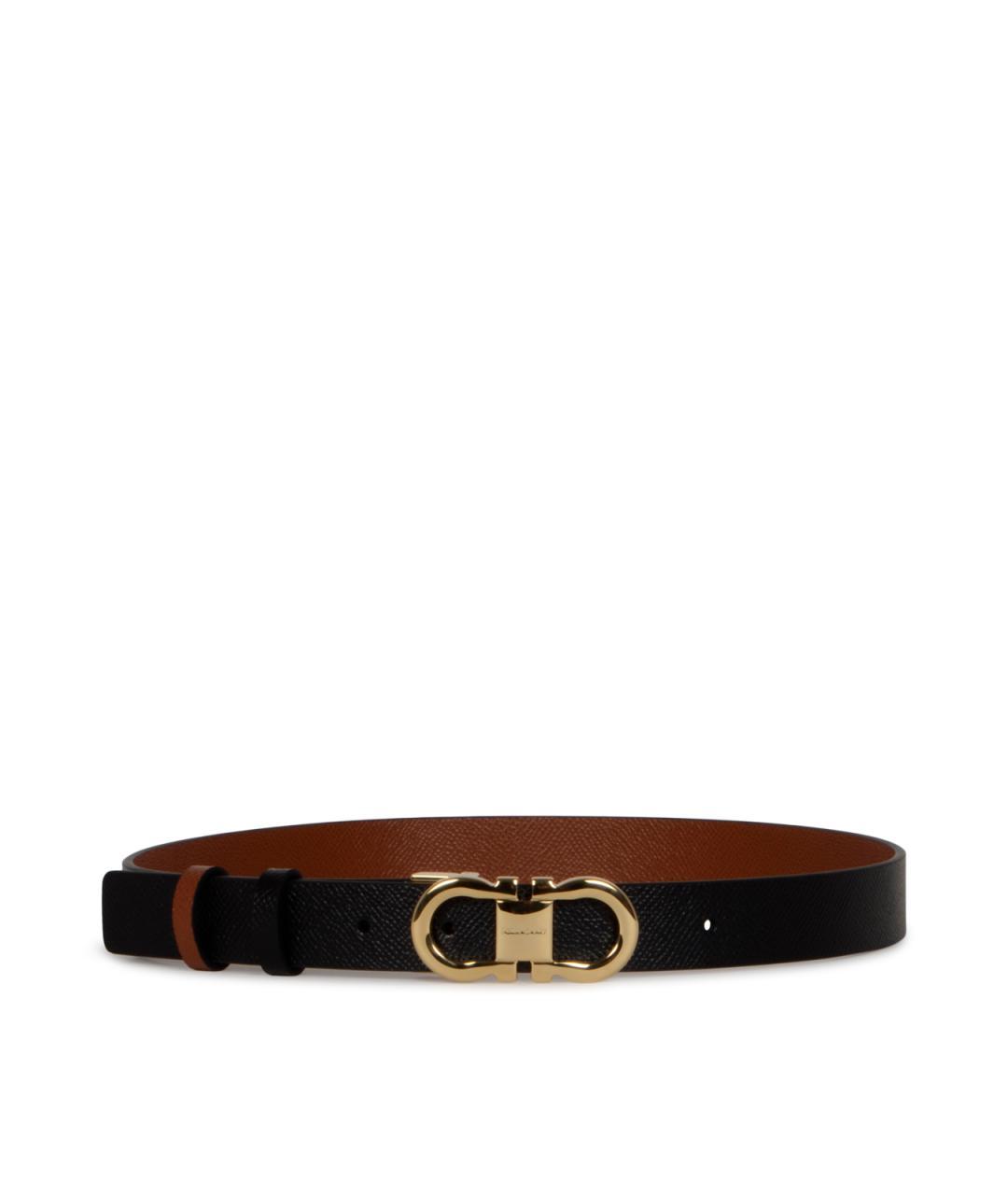 FERRAGAMO Черный ремень, фото 3