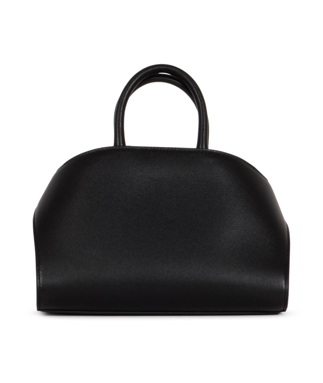 FERRAGAMO Черная кожаная сумка тоут, фото 3