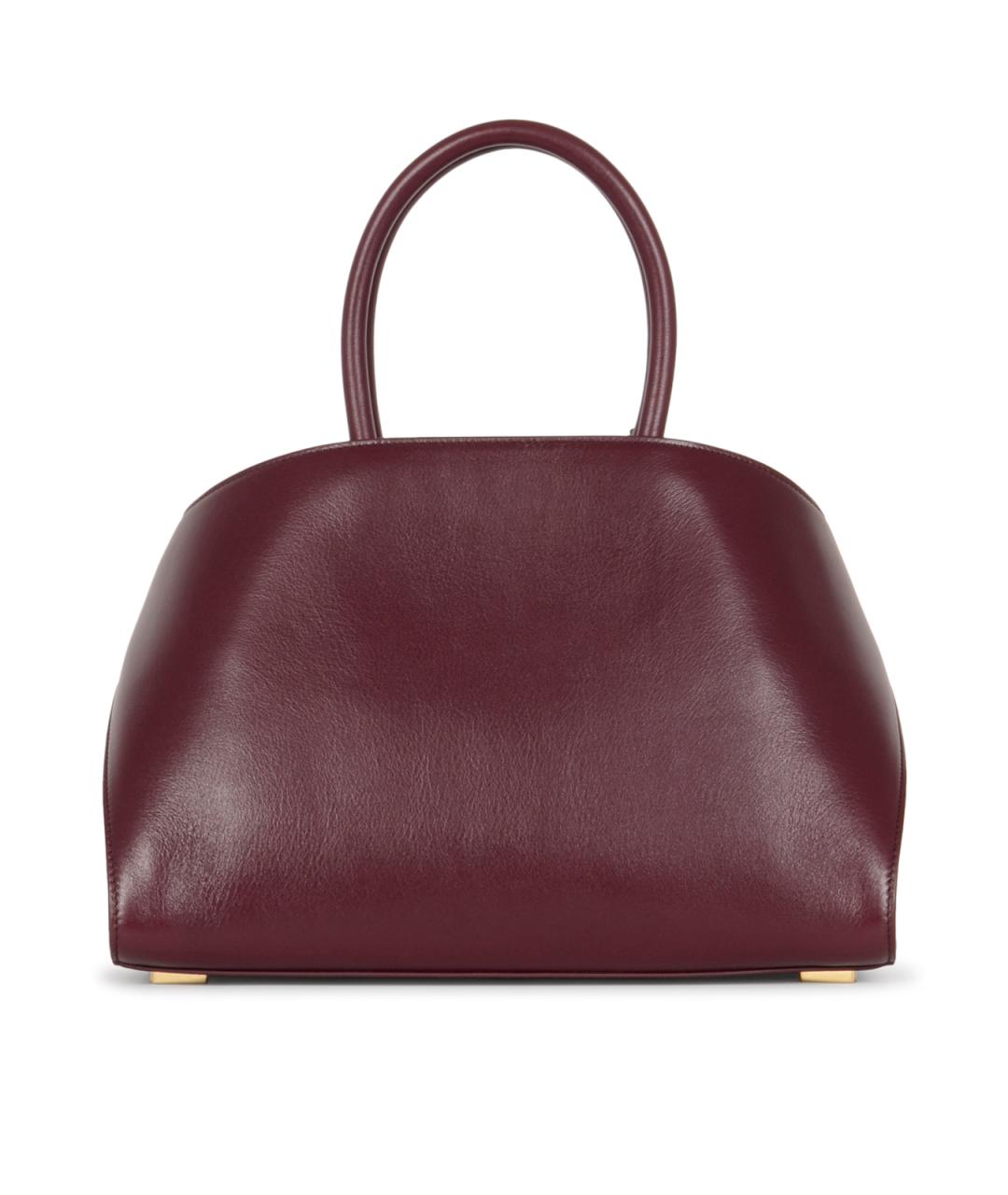 FERRAGAMO Фиолетовая кожаная сумка тоут, фото 3