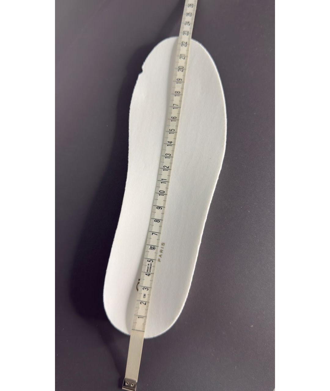 CHRISTIAN DIOR Бежевые текстильные кроссовки, фото 7