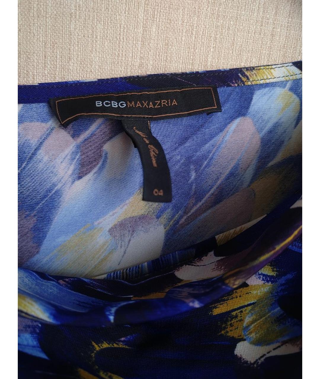 BCBG MAXAZRIA Мульти полиэстеровое коктейльное платье, фото 3