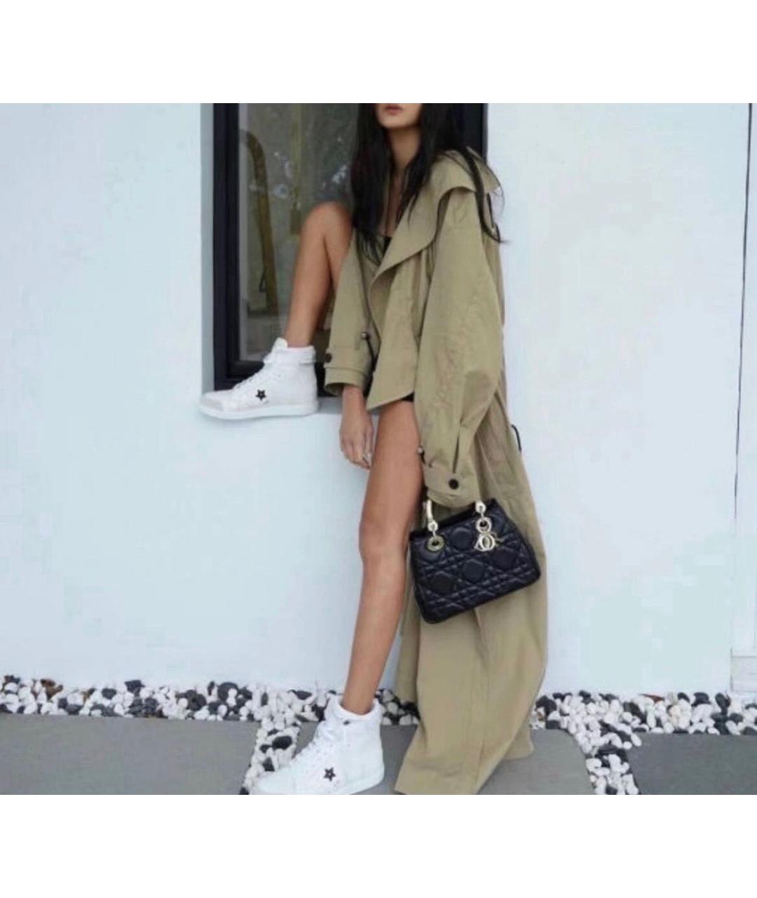 CHRISTIAN DIOR Белые кожаные кроссовки, фото 6