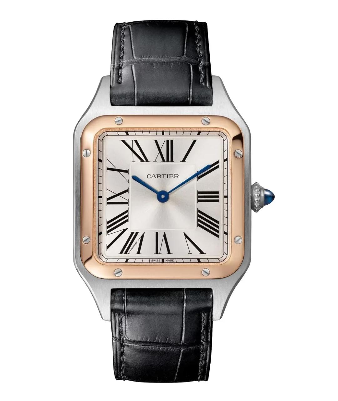 CARTIER Белые часы из розового золота, фото 1