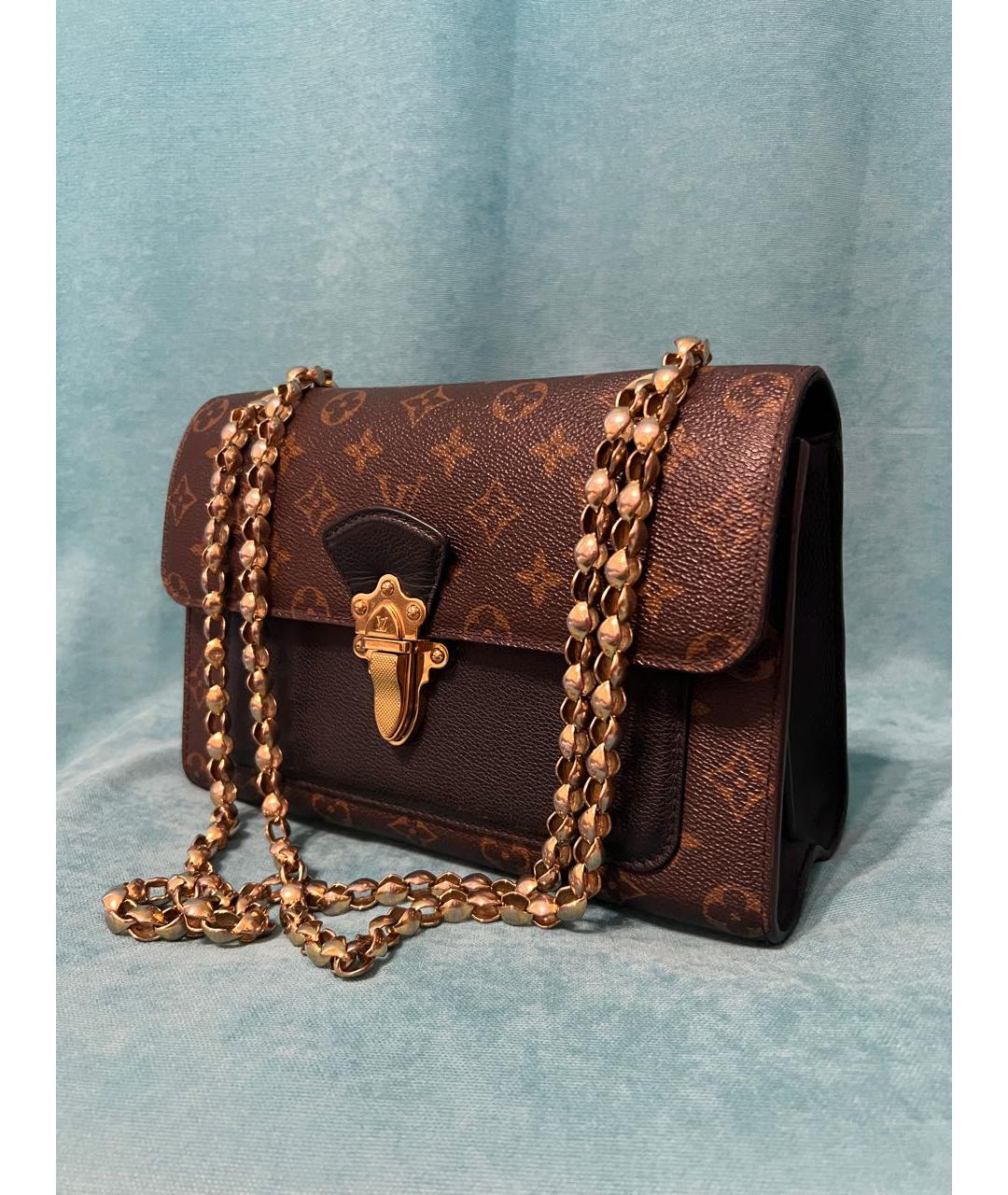 LOUIS VUITTON Коричневая сумка через плечо, фото 4