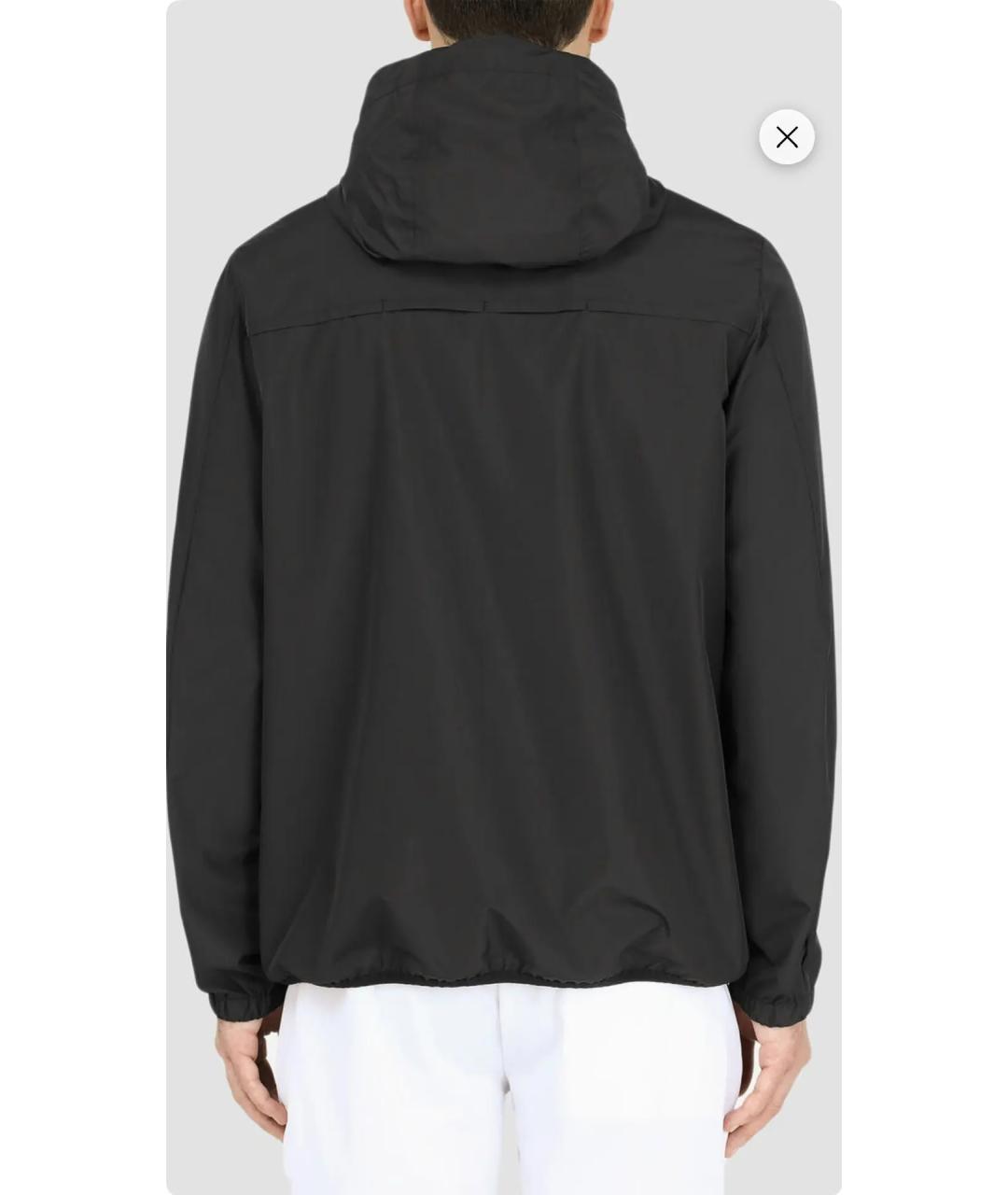 DOLCE&GABBANA Черная полиэстеровая куртка, фото 2