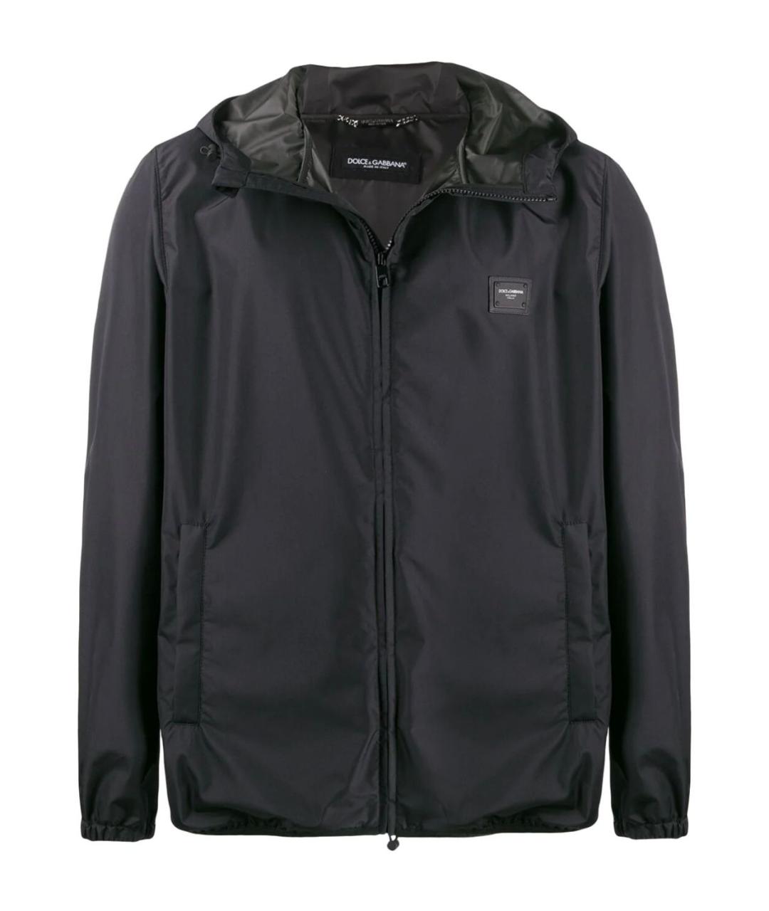 DOLCE&GABBANA Черная полиэстеровая куртка, фото 1