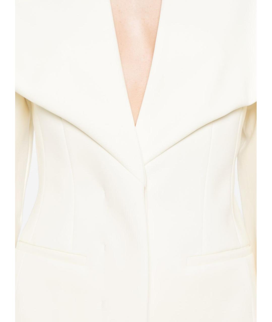 JACQUEMUS Белый полиэстеровый жакет/пиджак, фото 2