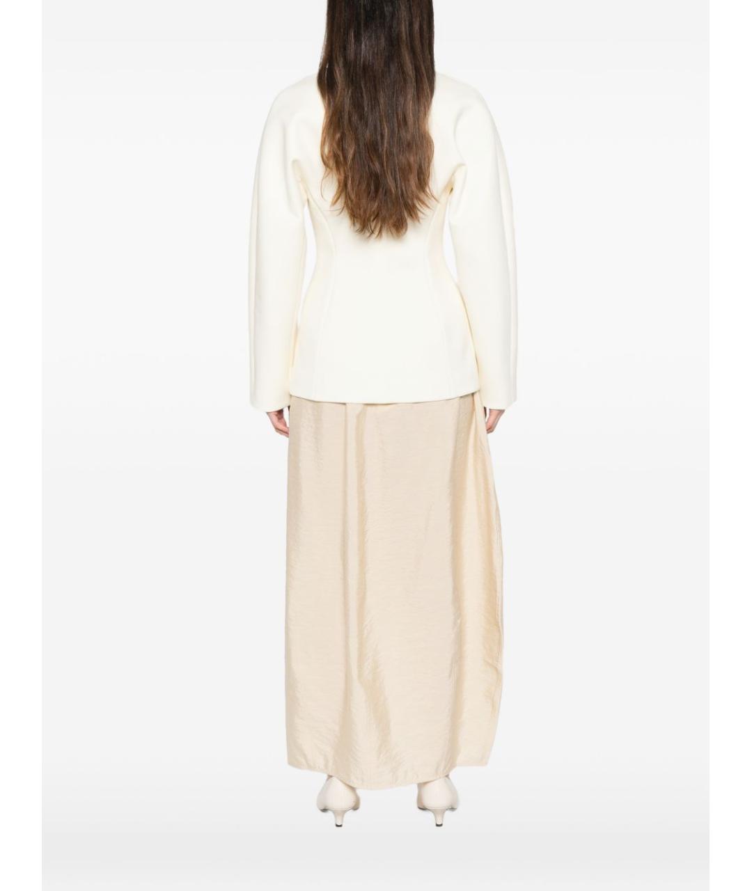 JACQUEMUS Белый полиэстеровый жакет/пиджак, фото 5