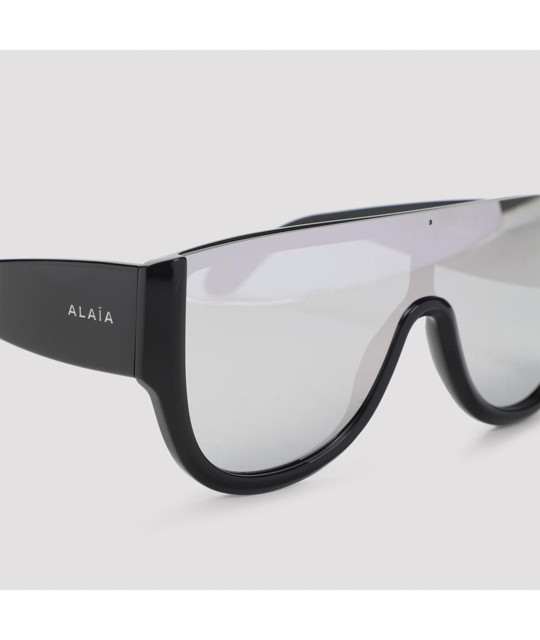 ALAIA Черные пластиковые солнцезащитные очки, фото 4