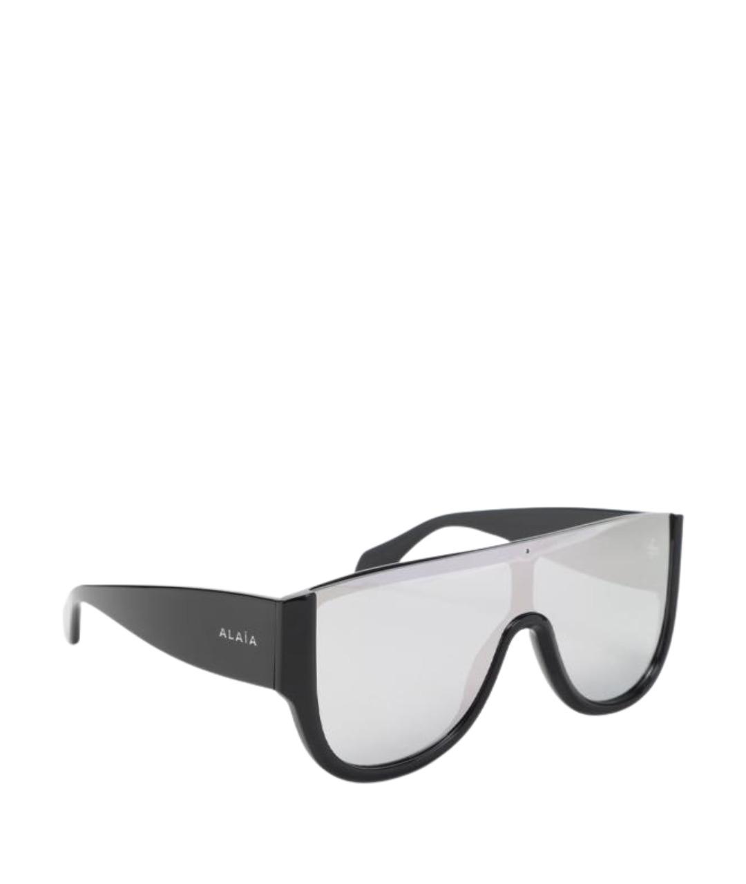 ALAIA Черные пластиковые солнцезащитные очки, фото 1