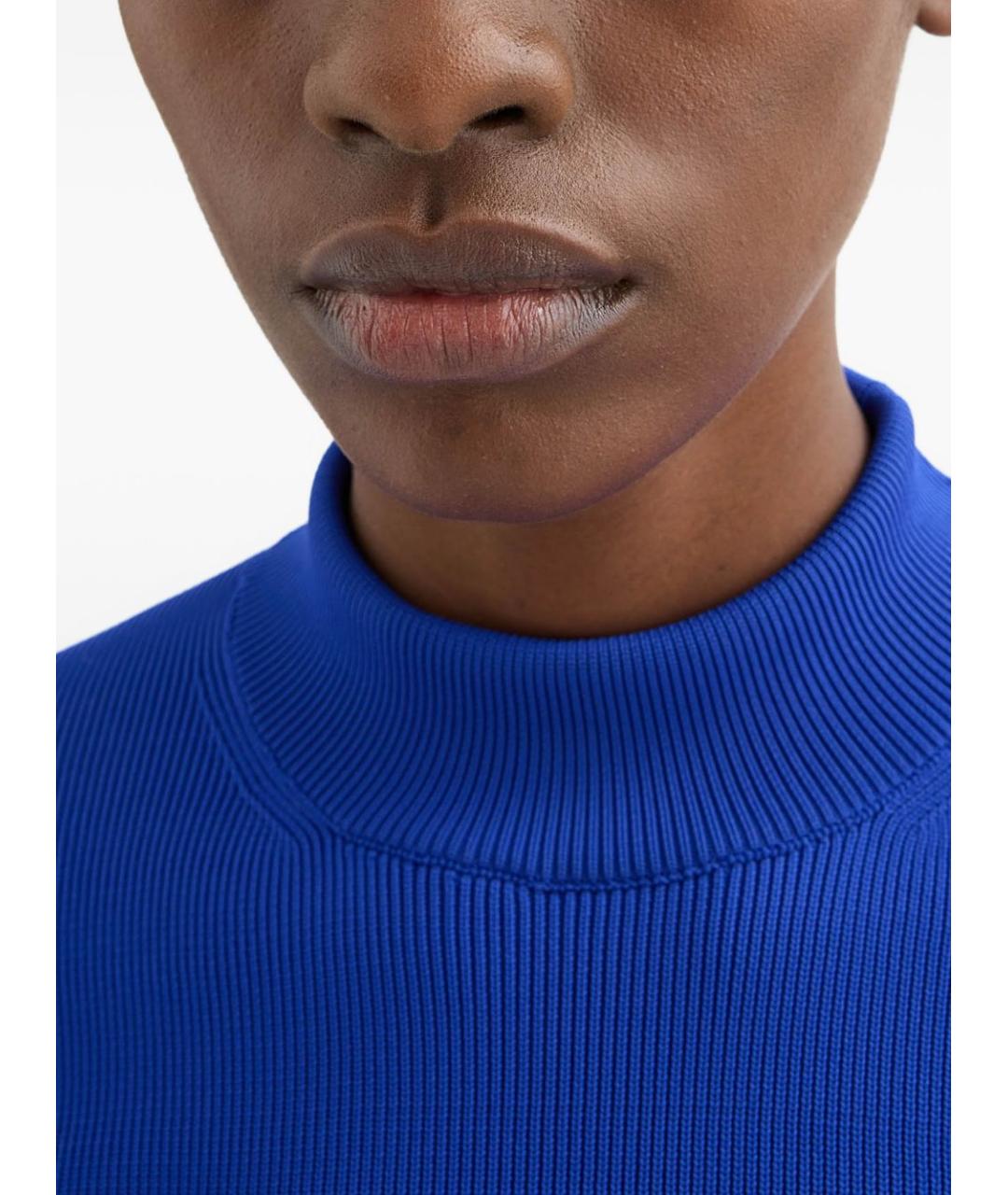 JIL SANDER Синий джемпер / свитер, фото 3