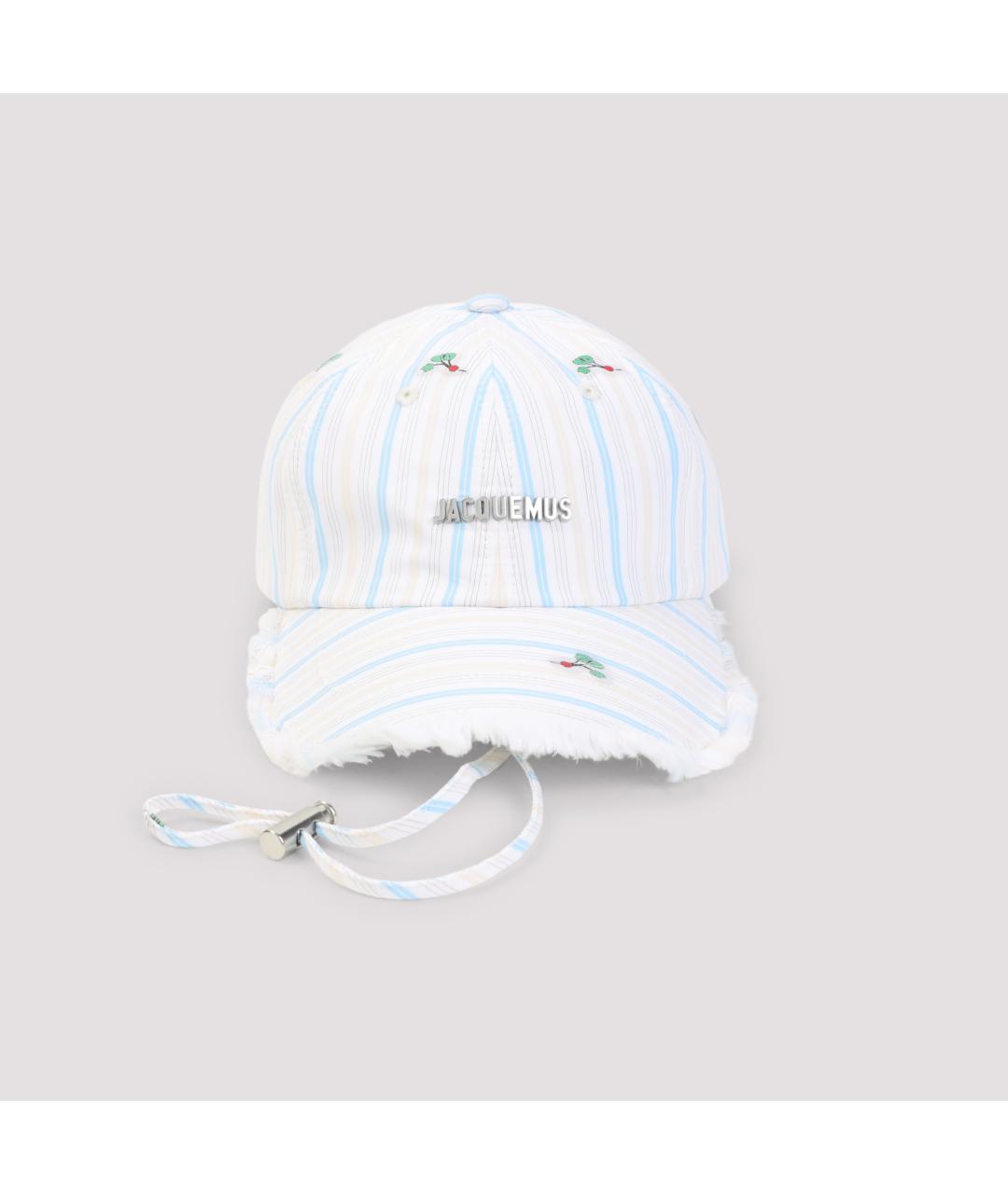 JACQUEMUS Белая хлопковая кепка/бейсболка, фото 2