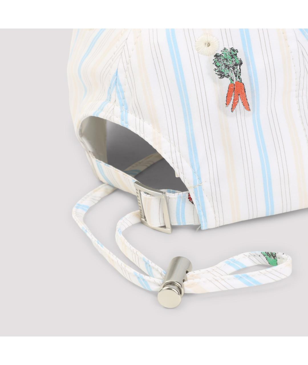 JACQUEMUS Белая хлопковая кепка/бейсболка, фото 4