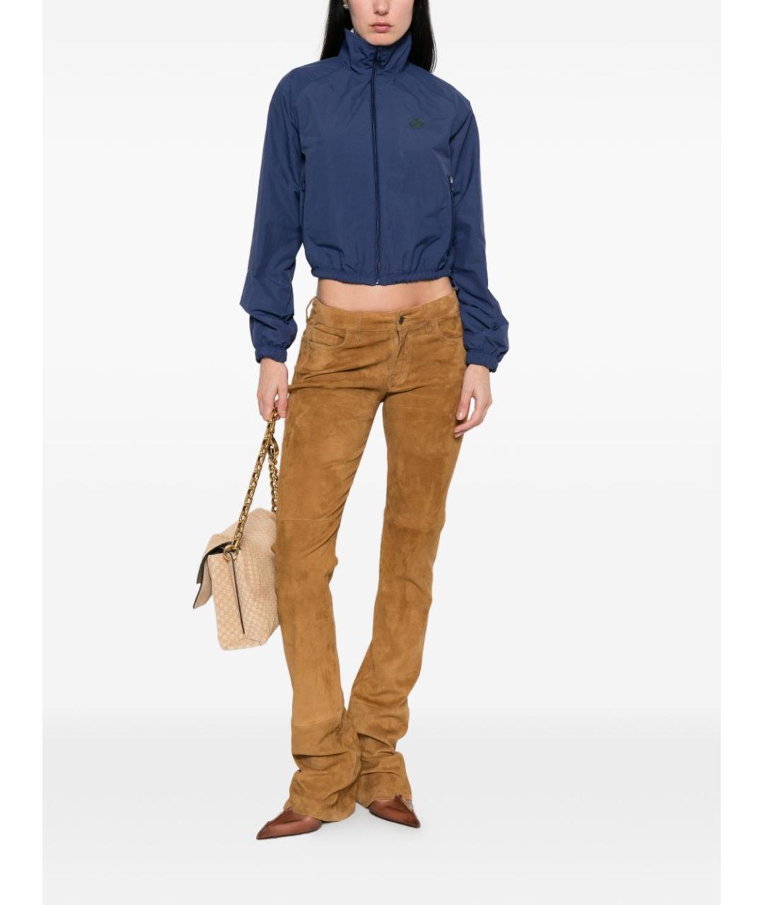 GUCCI Синяя полиамидовая куртка, фото 5