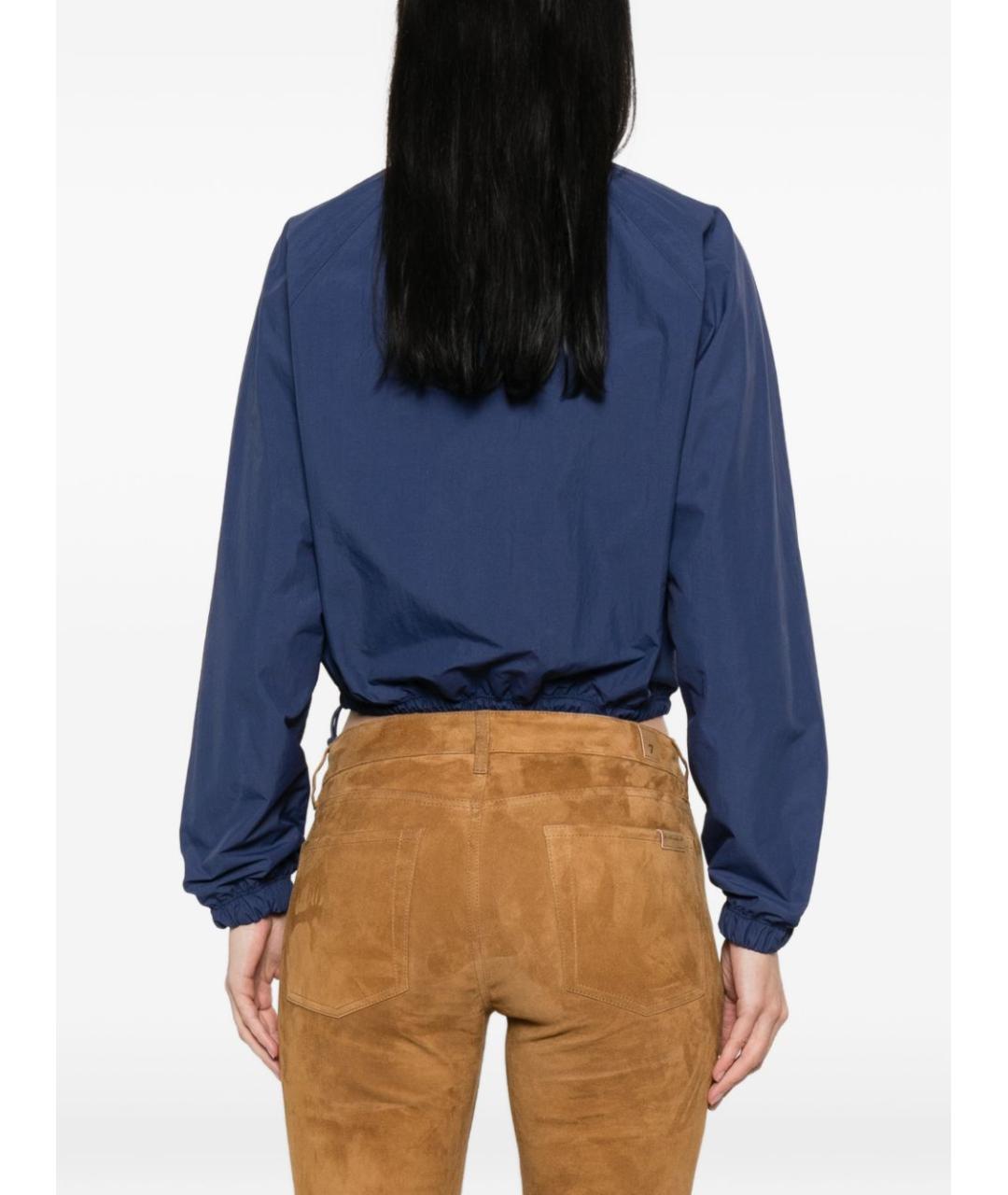 GUCCI Синяя полиамидовая куртка, фото 3