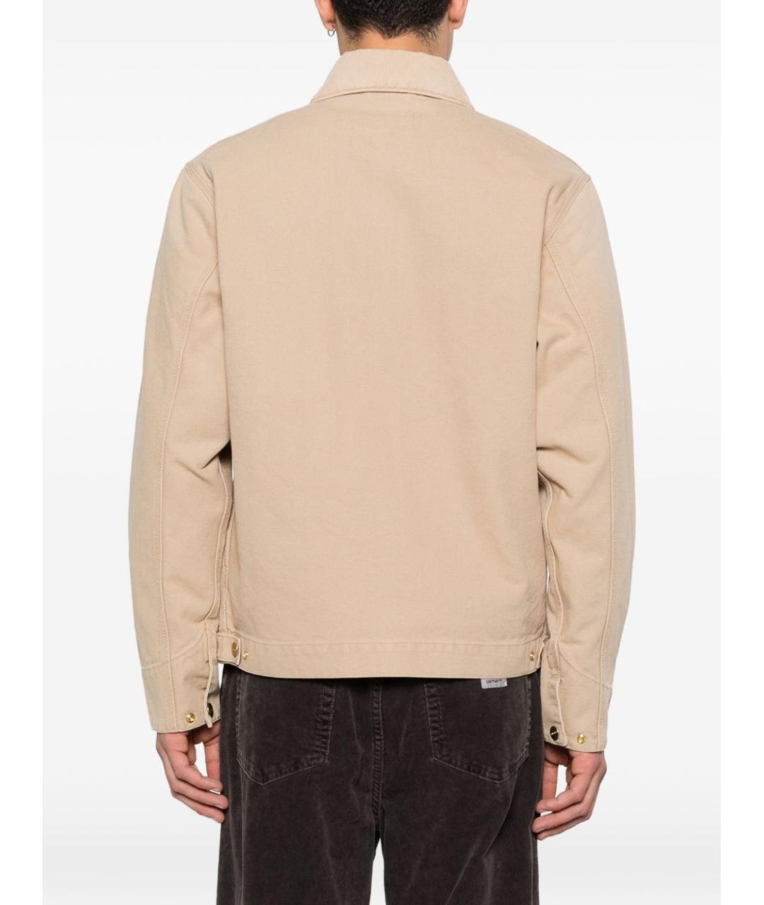 CARHARTT WIP Коричневая хлопковая куртка, фото 5