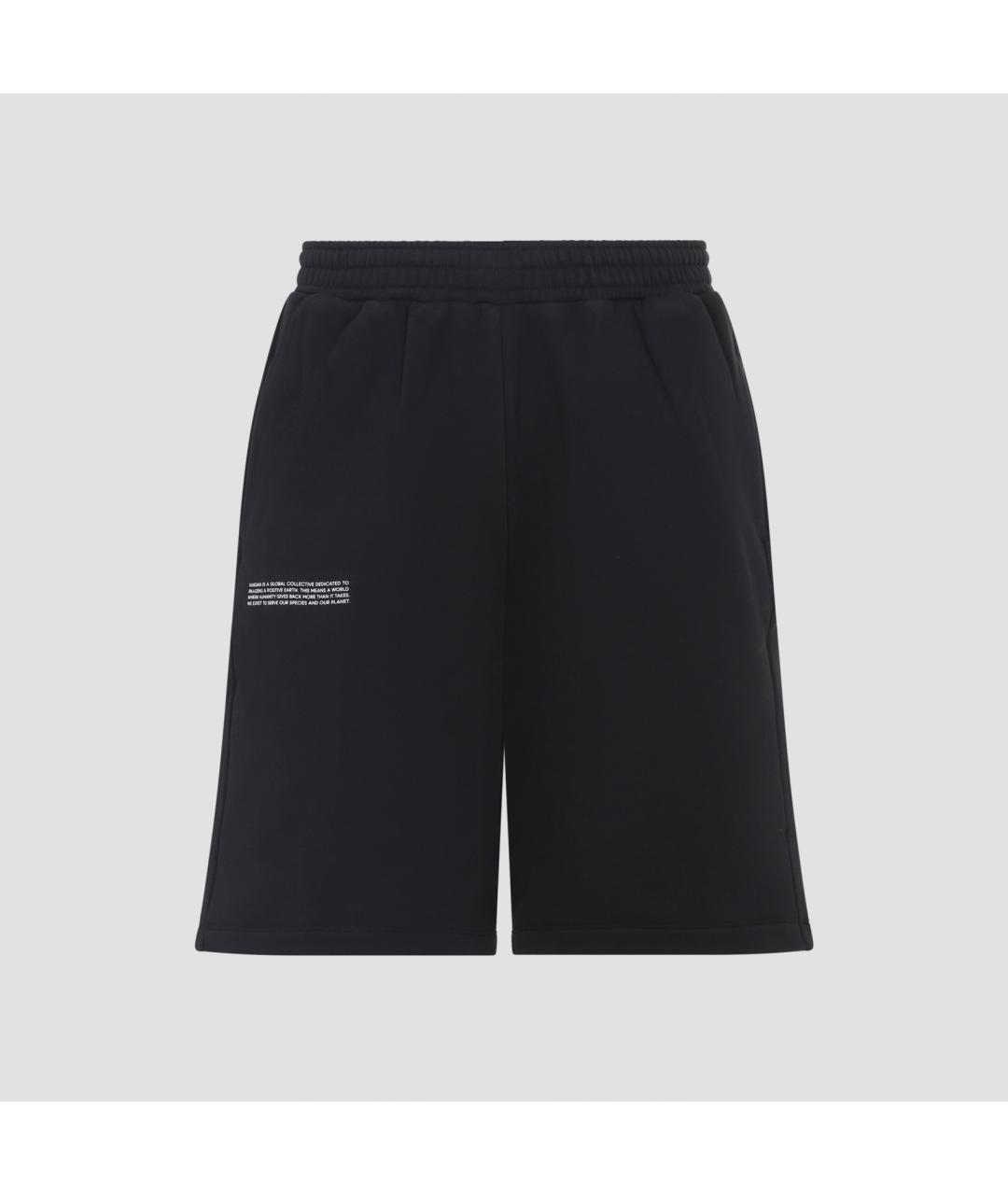 THE PANGAIA Черные хлопковые шорты, фото 2