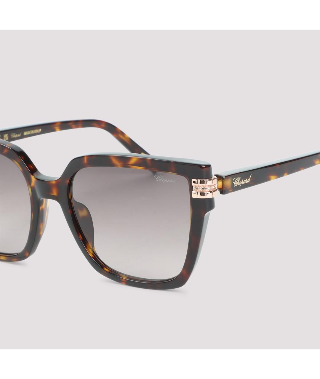 CHOPARD Коричневые солнцезащитные очки, фото 3