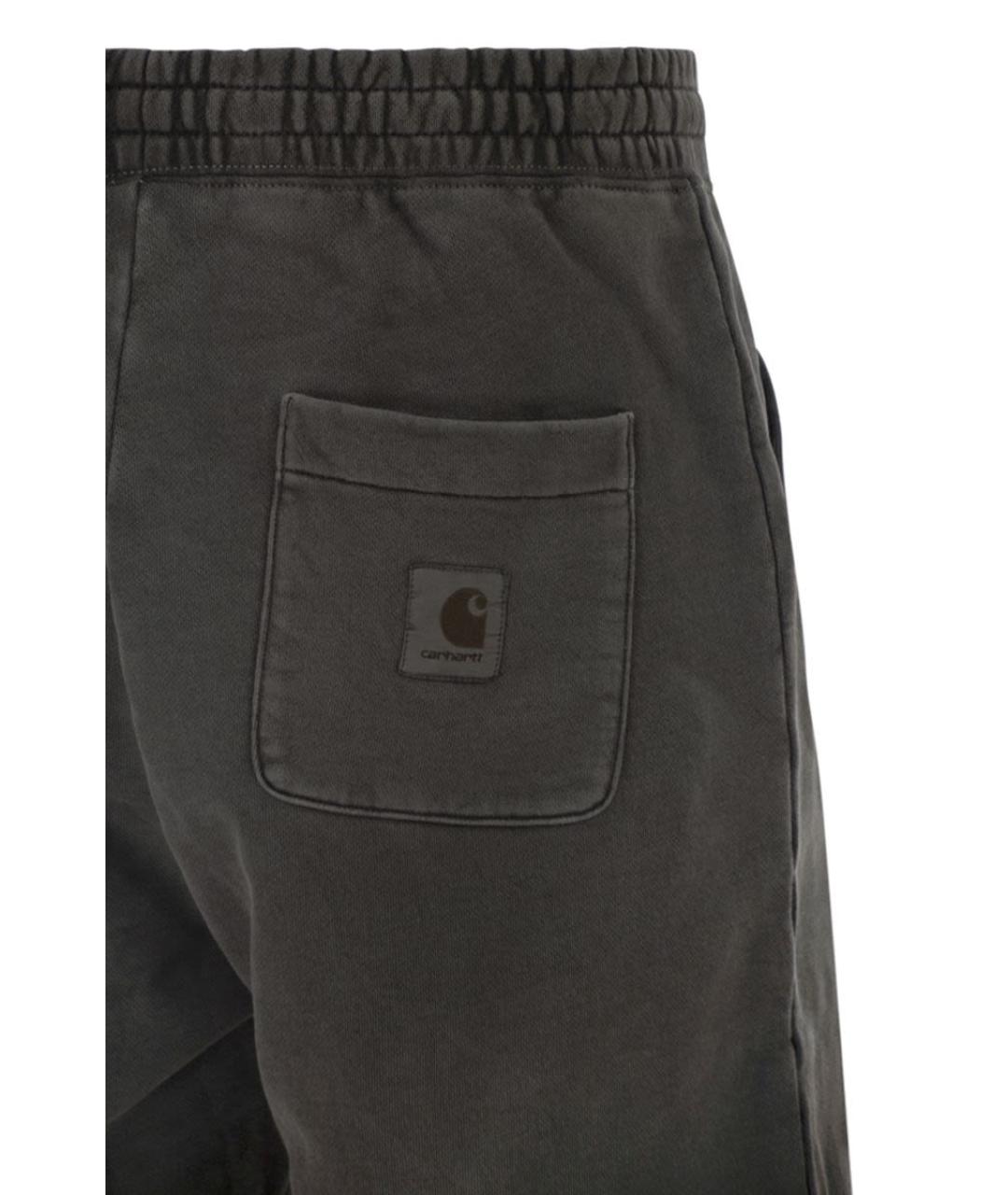 CARHARTT WIP Черные хлопковые шорты, фото 4
