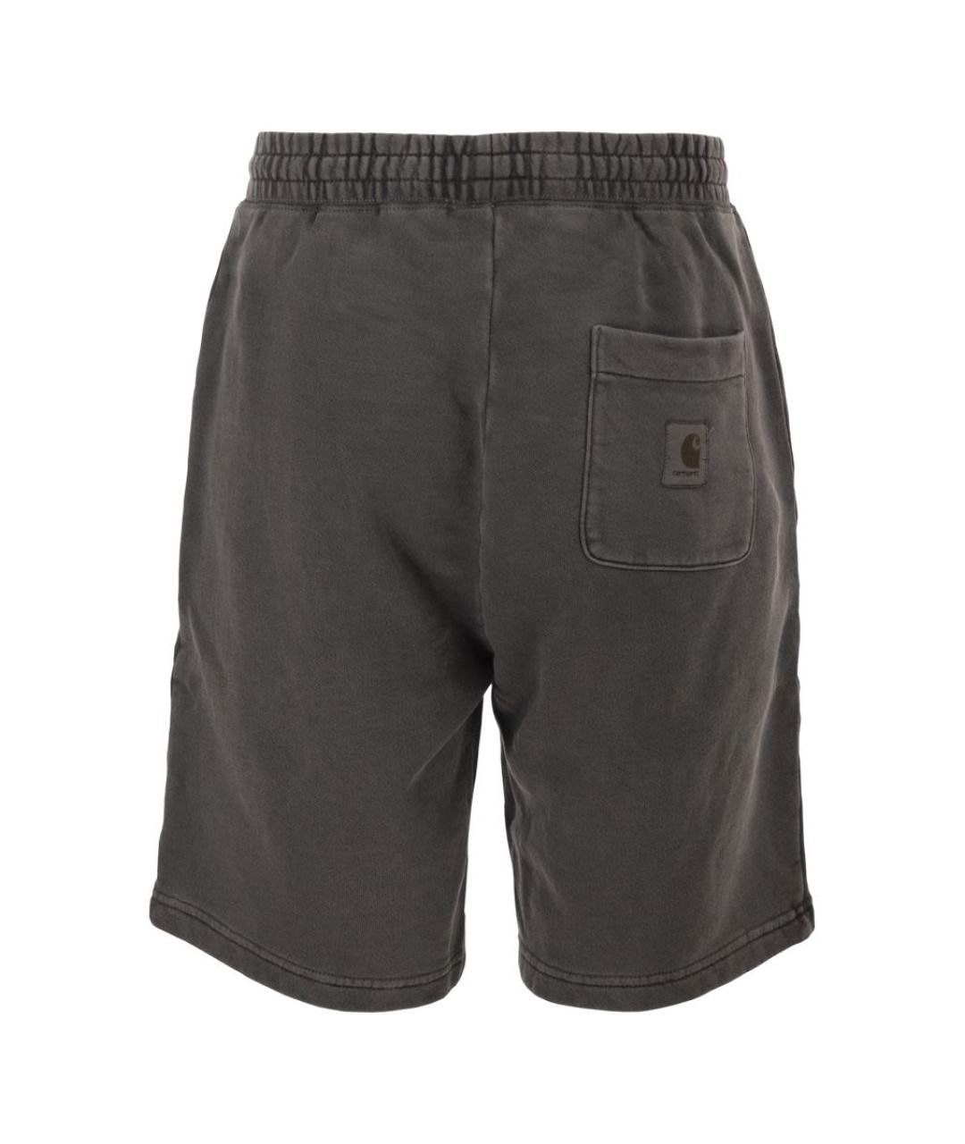 CARHARTT WIP Черные хлопковые шорты, фото 2