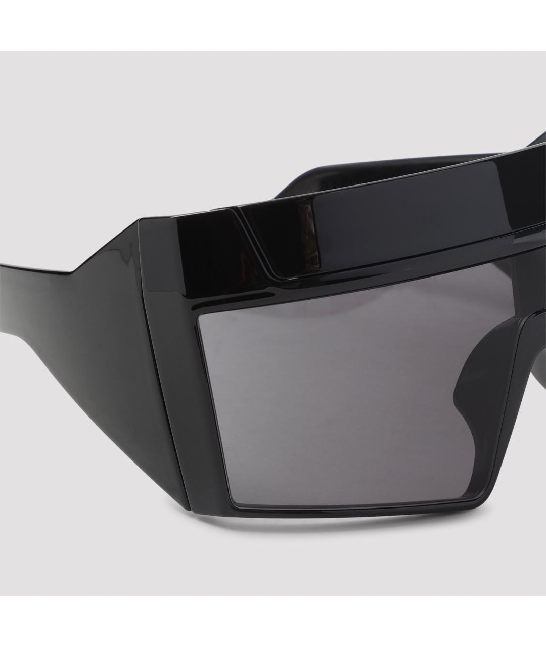 RICK OWENS Черные солнцезащитные очки, фото 3