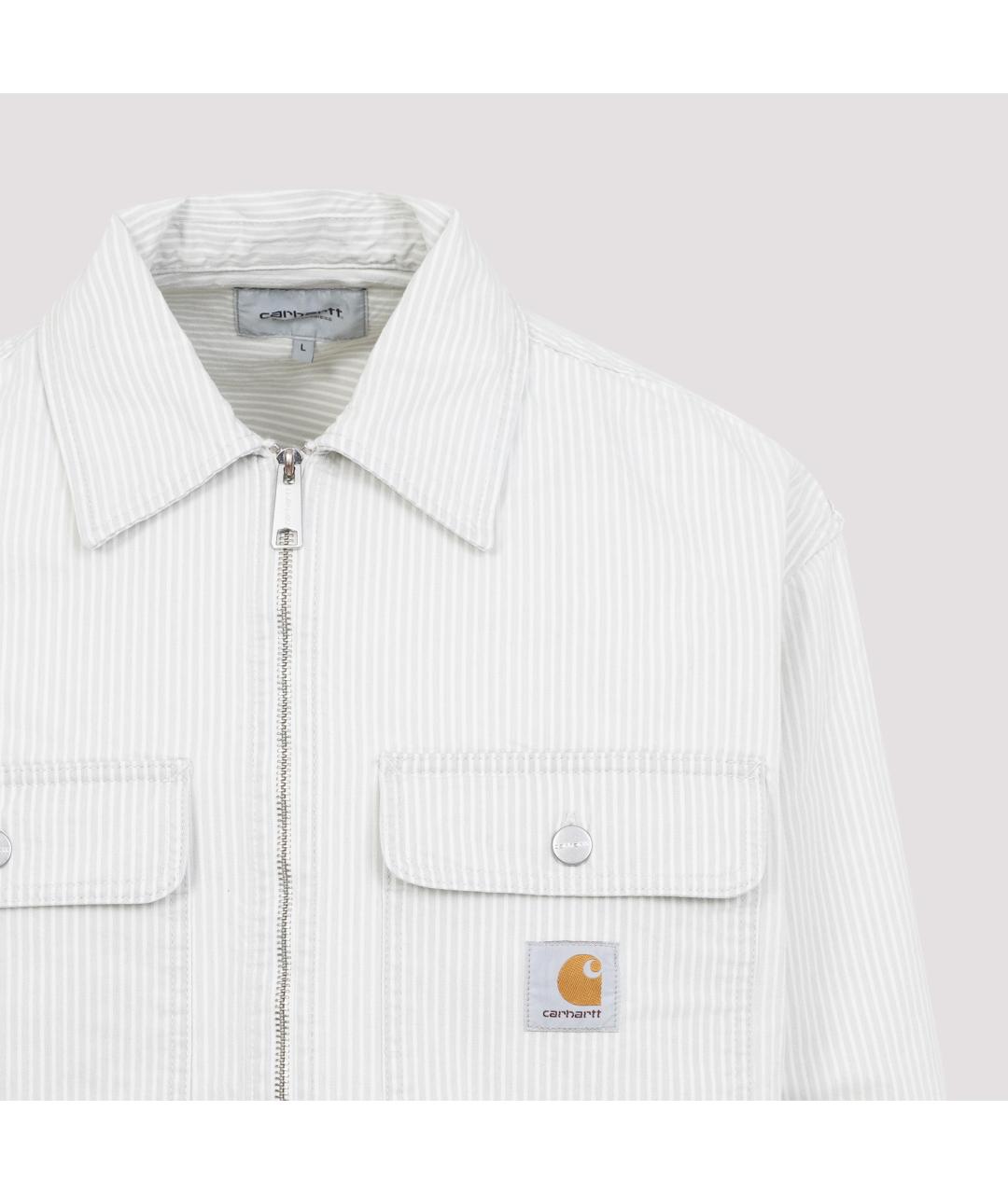 CARHARTT WIP Белая хлопковая куртка, фото 4
