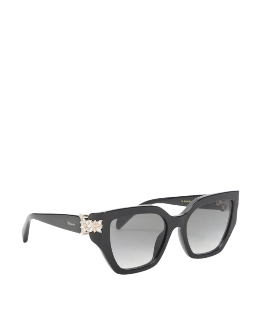 CHOPARD Черные пластиковые солнцезащитные очки, фото 1