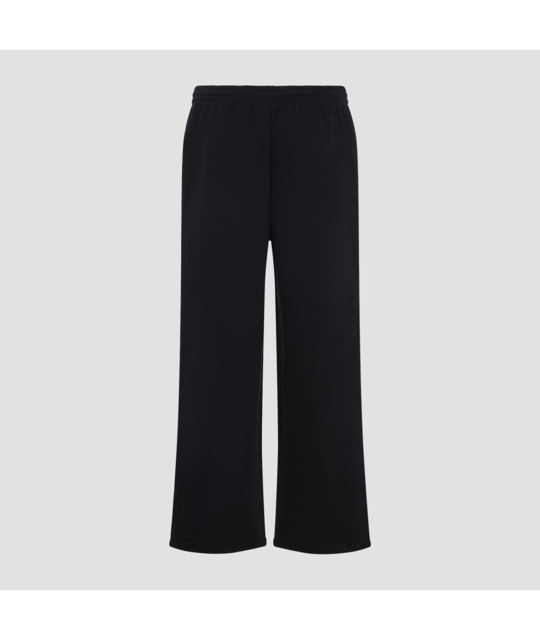 THE PANGAIA Черные хлопковые повседневные брюки, фото 3