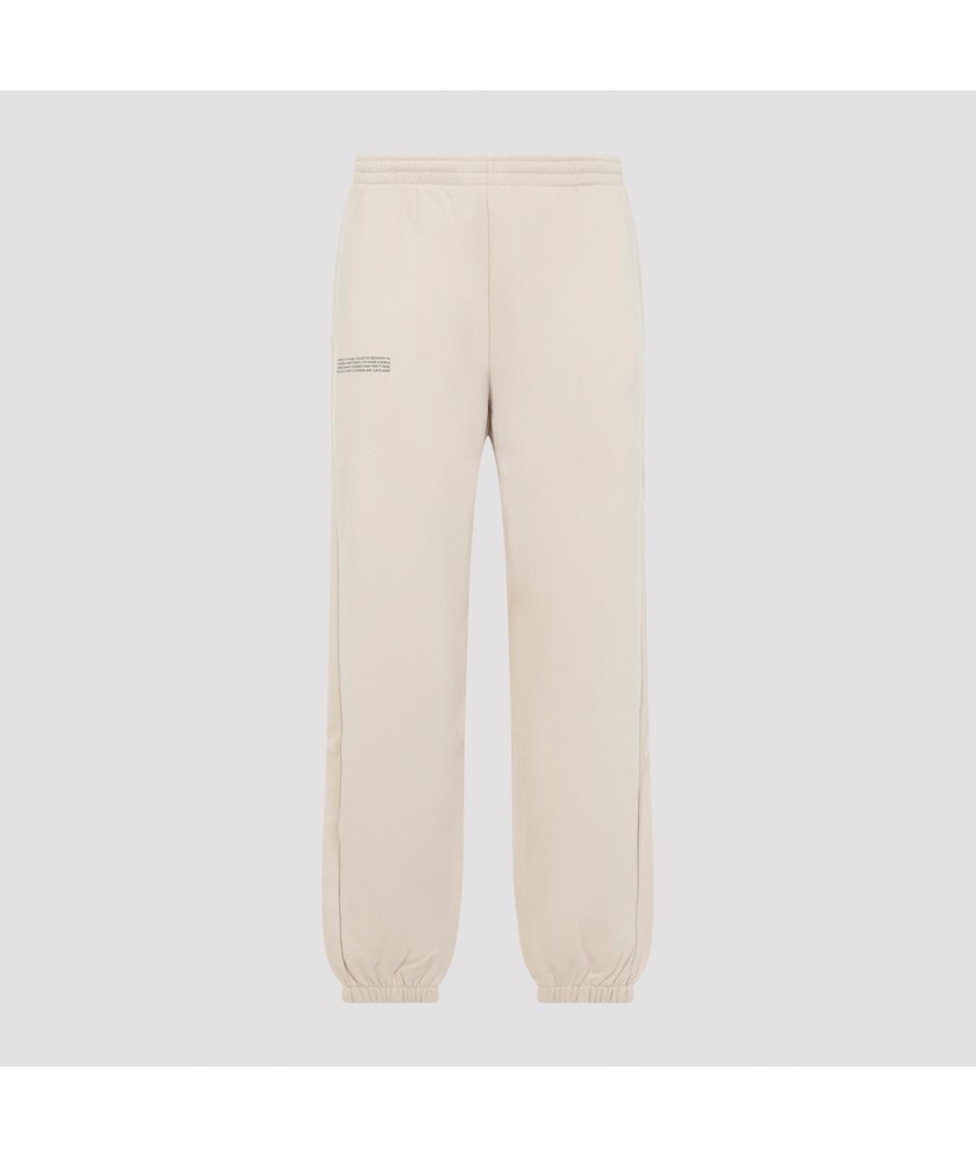 THE PANGAIA Бежевые хлопковые повседневные брюки, фото 2