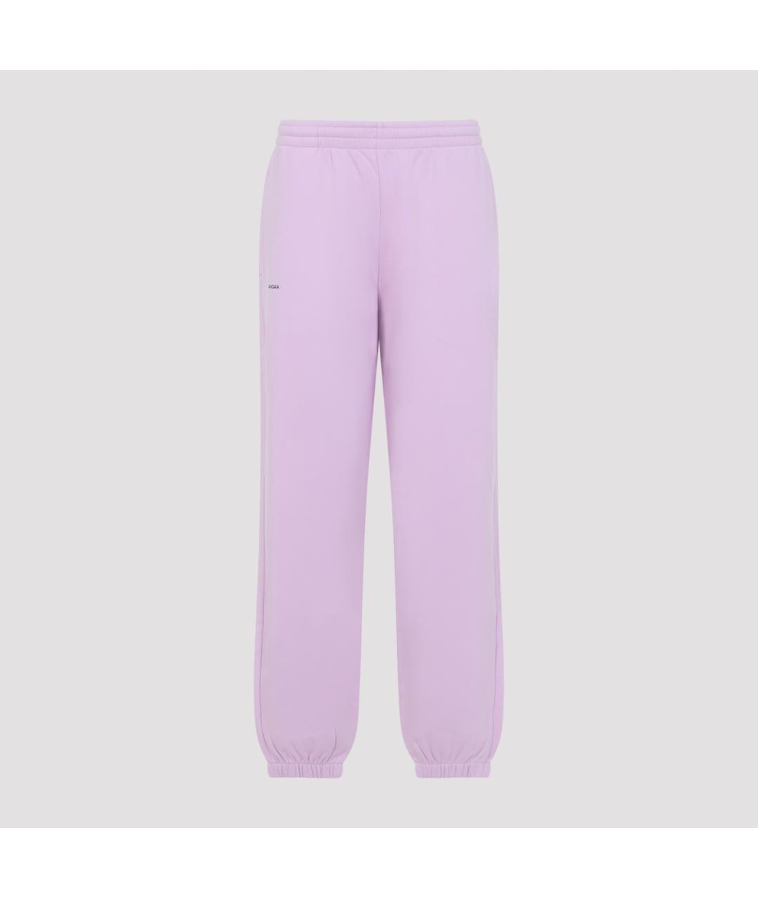 THE PANGAIA Розовые хлопковые повседневные брюки, фото 2