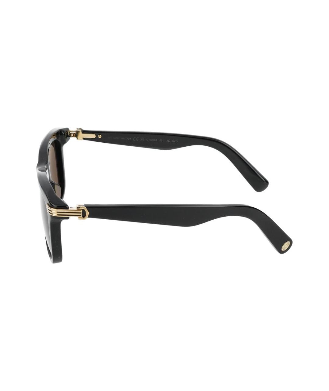 CARTIER Черные солнцезащитные очки, фото 3