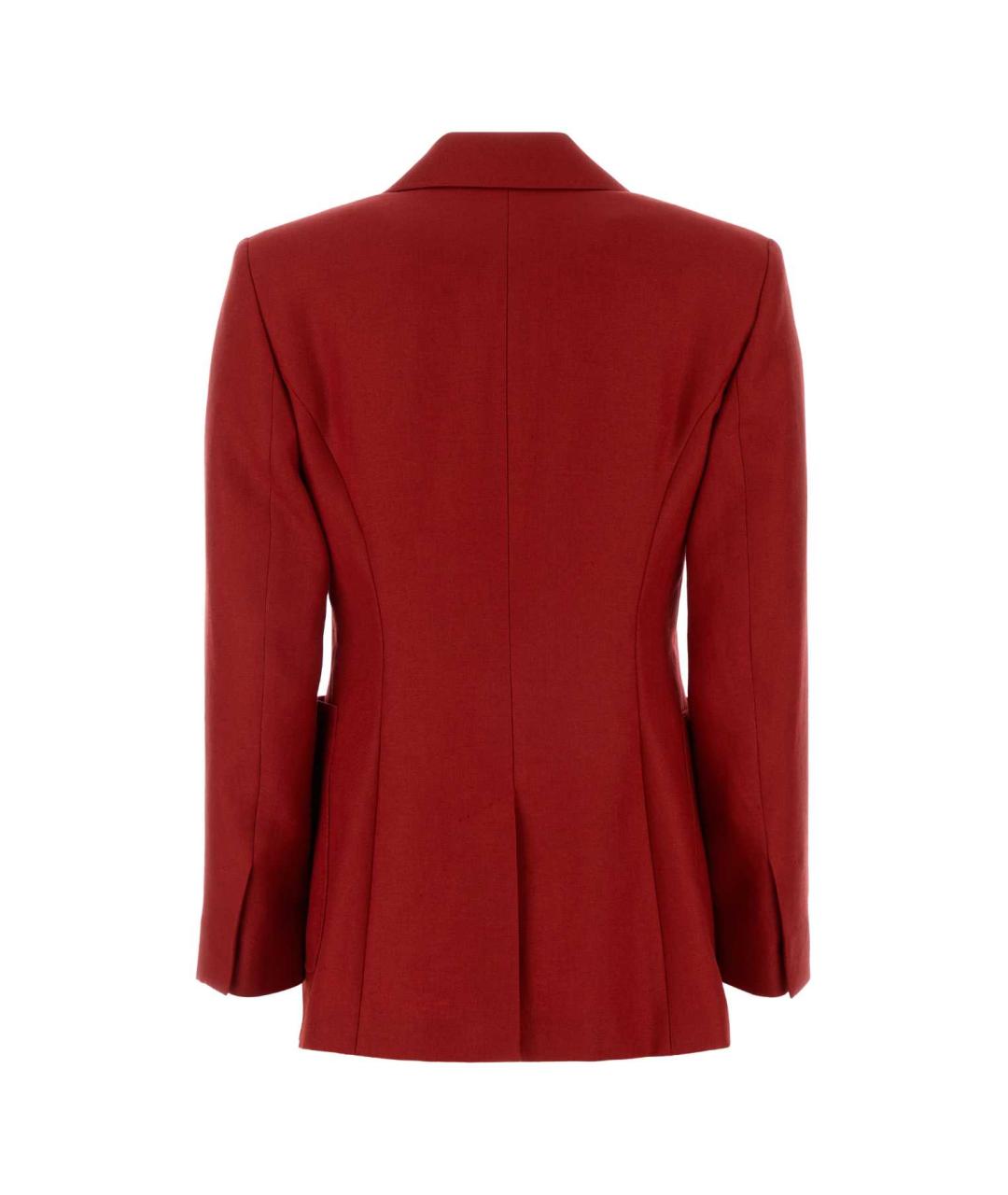MAX MARA Красный льняной жакет/пиджак, фото 2