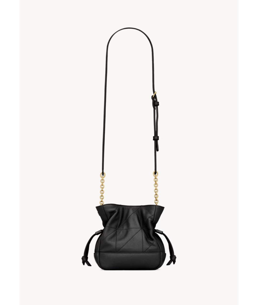 SAINT LAURENT Черная кожаная сумка тоут, фото 4