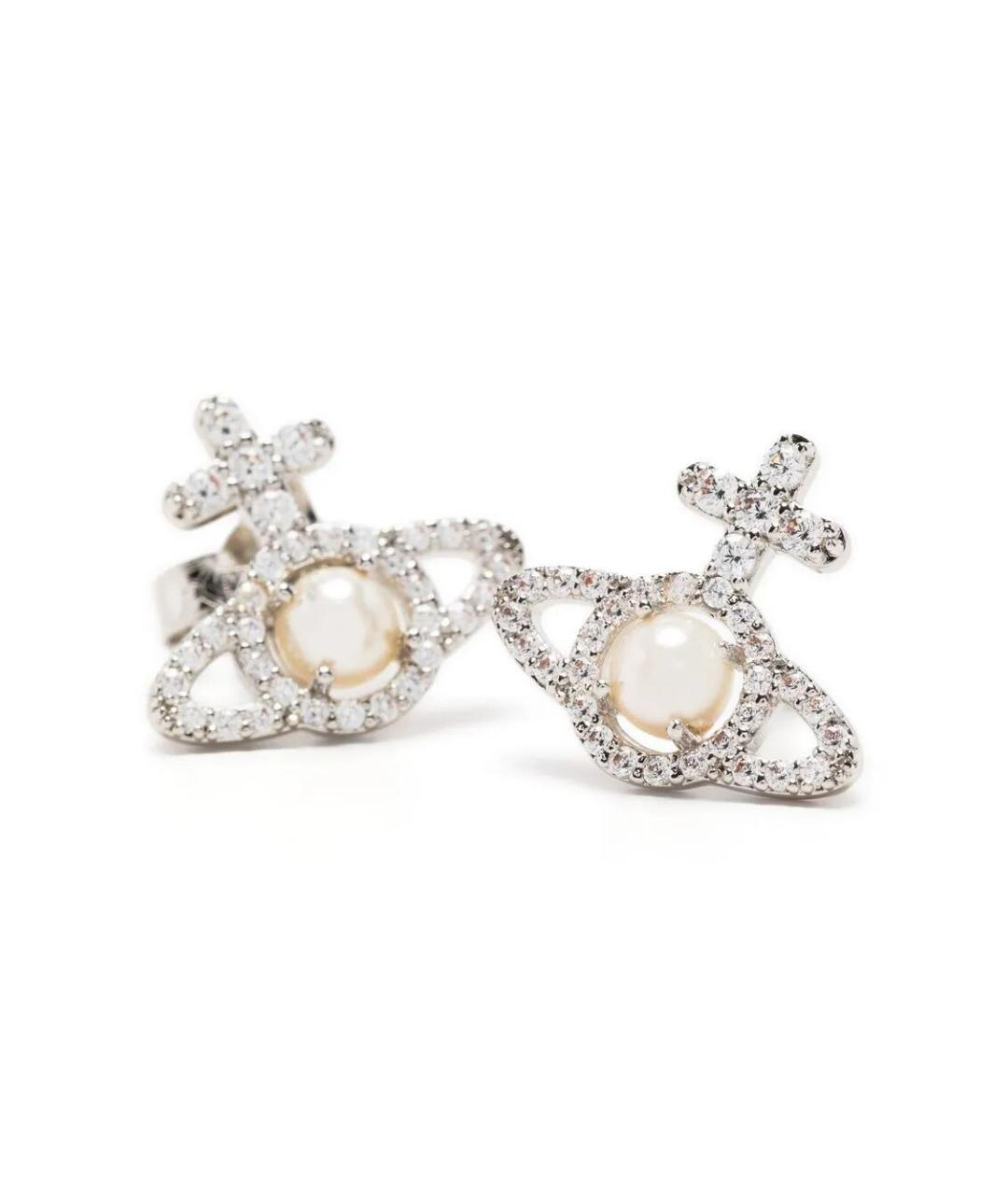 VIVIENNE WESTWOOD Серебряные латунные серьги, фото 3