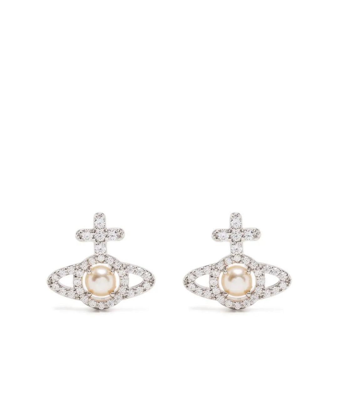 VIVIENNE WESTWOOD Серебряные латунные серьги, фото 1